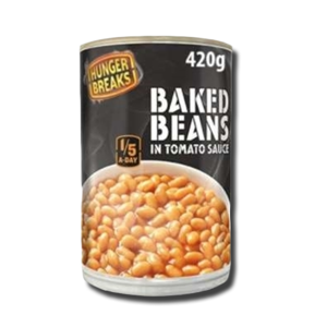 Hunger Breaks Baked Beans In Tomato Sauce 420g