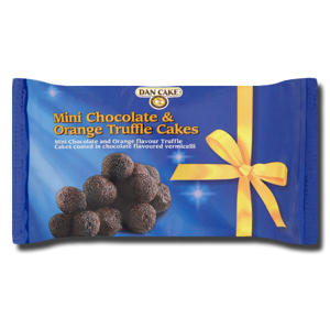 Dancake Mini Chocolate & Orange Truffle Cakes 140g Dancake Mini Chocolate & Orange Truffle Cakes 140g