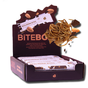 Portugal Bugs Mealworms Protein Bar Chocolate and Almond 35g Portugal Bugs Mealworms Protein Bar Chocolate and Almond 35g