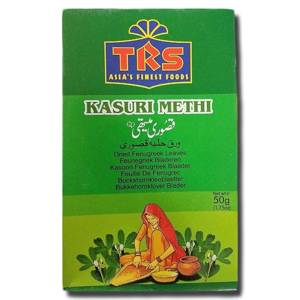 TRS Kasuri Methi - Fenugreek Leaves - Feno Grego 50g TRS Kasuri Methi - Fenugreek Leaves - Feno Grego 50g