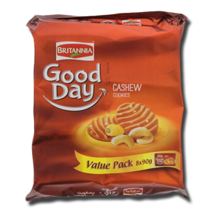 Britannia Good Day Cashew Biscuits 8' 720g Britannia Good Day Cashew Biscuits 8' 720g