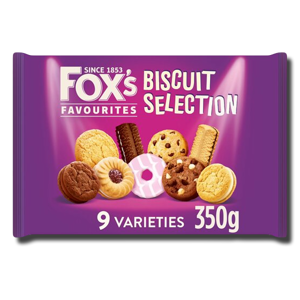 Fox's Favourites Assorted Biscuits 350g Fox's Favourites Assorted Biscuits 350g