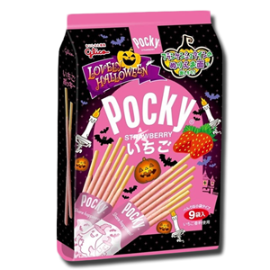 Glico Pocky Strawberry Lovely Halloween 9 Pack