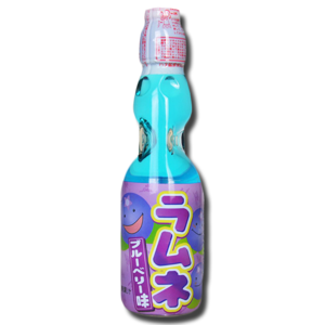 Hatakosen Ramune Japanese Soft Drink Blueberry 200ml Hatakosen Ramune Japanese Soft Drink Blueberry 200ml