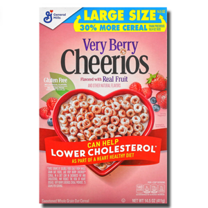 General Mills Very Berry Cheerios 411g General Mills Very Berry Cheerios 411g