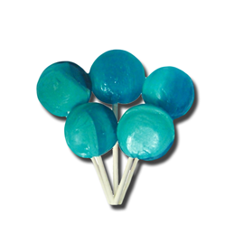 Vidal Dipper Blue Raspberry Lollipop 12g