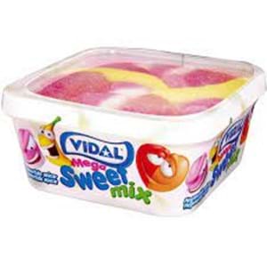Vidal Mega Sweet Mix Plastic Box 200g
