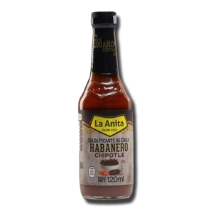 La Anita Hot Sauce Chipotle Habanero Pepper 120ml