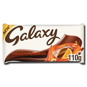 Galaxy Smooth Orange Chocolate Bar 110g