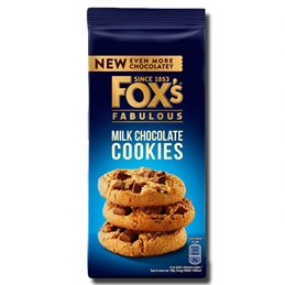 Fox's Fabulous Milk Chocolate Cookies 180g