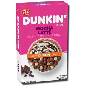 Post Dunkin Cereal Mocha Latte 311g Post Dunkin Cereal Mocha Latte 311g