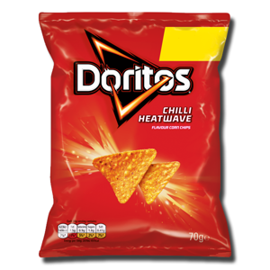 Doritos Chilli HeatWave Corn Chips 70g Doritos Chilli HeatWave Corn Chips 70g