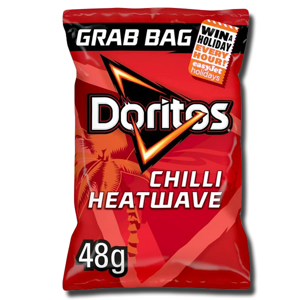 Doritos Chilli HeatWave Corn Chips 48g Doritos Chilli HeatWave Corn Chips 48g