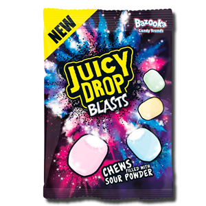 Bazooka Juicy Drops Blasts Chews Sour 120g