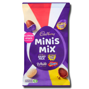 Cadbury Assortment Minis Mix Bag 238g Cadbury Assortment Minis Mix Bag 238g