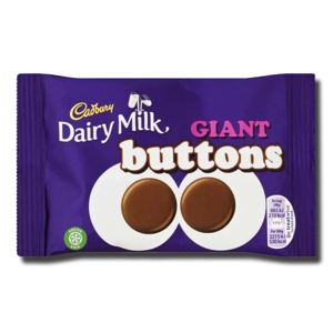Cadbury Dairy Milk Chocolate Giant Buttons Bag 40g Cadbury Dairy Milk Chocolate Giant Buttons Bag 40g