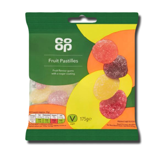 Coop Fruit Pastilles Bag 175g Coop Fruit Pastilles Bag 175g