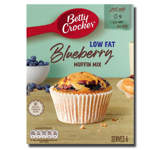 Betty Crocker Low Fat Blueberry Muffin Mix 335g Betty Crocker Low Fat Blueberry Muffin Mix 335g