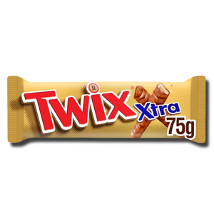 Twix Xtra Chocolate Biscuit Twin Bar 75g Twix Xtra Chocolate Biscuit Twin Bar 75g