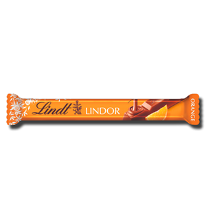 Lindt Lindor Orange Milk Chocolate Bar 38g