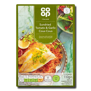 Coop Italian Sundried Tomato & Garlic Cous Cous 110g Coop Italian Sundried Tomato & Garlic Cous Cous 110g