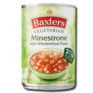 Baxters Vegetarian Minestrone with Wholewheat Pasta 400g Baxters Vegetarian Minestrone with Wholewheat Pasta 400g