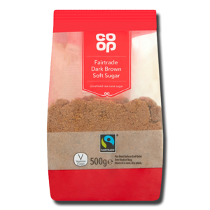 Coop Dark Brown Soft Cane Sugar 500g