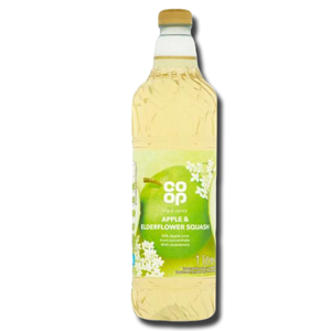 Coop Apple & Elderflower Squash 1L Coop Apple & Elderflower Squash 1L