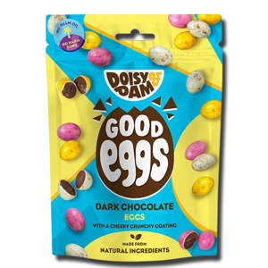 Doisy & Dam Good Eggs Dark Chocolate Eggs 75g Doisy & Dam Good Eggs Dark Chocolate Eggs 75g
