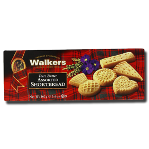 Walkers Pure Butter Assorted Shortbread 160g Walkers Pure Butter Assorted Shortbread 160g