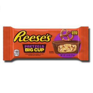 Reese's Peanut Butter Chocolate Big Cup Petzels 73g Reese's Peanut Butter Chocolate Big Cup Petzels 73g