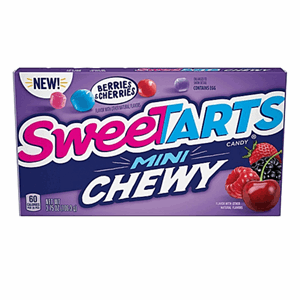 Wonka Sweetarts Mini Chewy Theater Box Berries & Cherries 106g