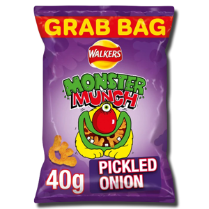 Walkers Monster Munch Pickled Onion 40g Walkers Monster Munch Pickled Onion 40g