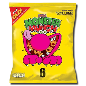Walkers Monster Munch Roast Beef 40g Walkers Monster Munch Roast Beef 40g