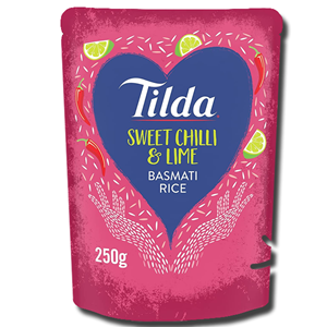 Tilda Sweet Chilli & Lime Rice Ready to Eat 250g