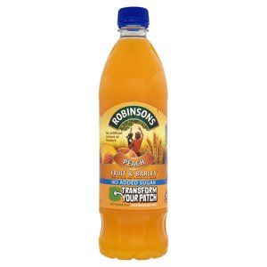 Robinsons No added Sugar Fruit & Barley Peach 1L Robinsons No added Sugar Fruit & Barley Peach 1L