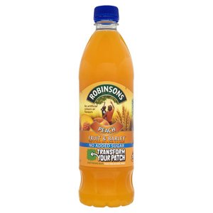 Robinsons No added Sugar Fruit & Barley Peach 1L