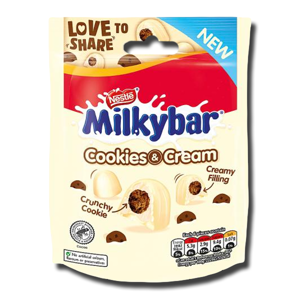 Nestlé Milkybar Cookies and Cream 90g Nestlé Milkybar Cookies and Cream 90g