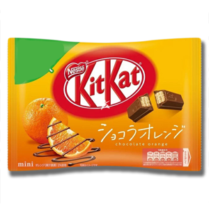 Nestlé Kit Kat Chocolate Orange 8 Mini Unit 92.8g Nestlé Kit Kat Chocolate Orange 8 Mini Unit 92.8g