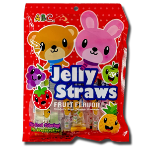 ABC Jelly Straws Fruit flavour 300g ABC Jelly Straws Fruit flavour 300g