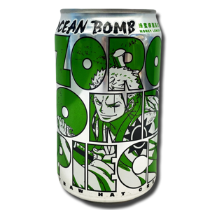 Ocean Bomb One Piece Zoro Honey Lemon Sparkling Water 330ml