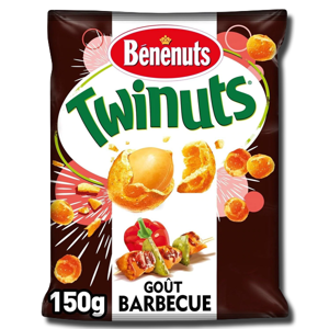 Benenuts Twinuts Crunchy Coated Peanuts Barbecue 150g Benenuts Twinuts Crunchy Coated Peanuts Barbecue 150g