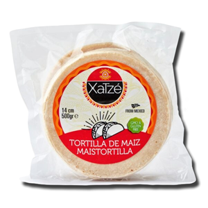 Xatzé Tortilla De Maiz - White Corn Tortillha 14cm 500g