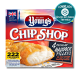 Young's Chip Shop Haddock 4's 400g