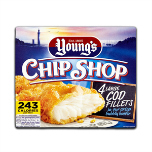 Young's Chip Shop Haddock 4's 400g