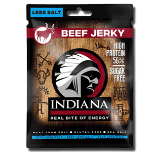 Indiana Beef Jerky Less Salt 25g