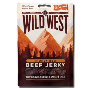 Wild West Beef Jerky Honey BBQ 70g Wild West Beef Jerky Honey BBQ 70g
