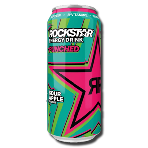 Rockstar Energy Drink Sour Apple Punched 500ml Rockstar Energy Drink Sour Apple Punched 500ml