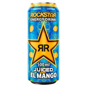 Rockstar Energy Drink Mango Juiced 500ml Rockstar Energy Drink Mango Juiced 500ml