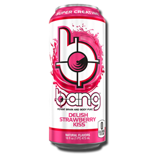 Bang Energy Drink Delish Strawberry Kiss Creatine Zero Calories 473ml